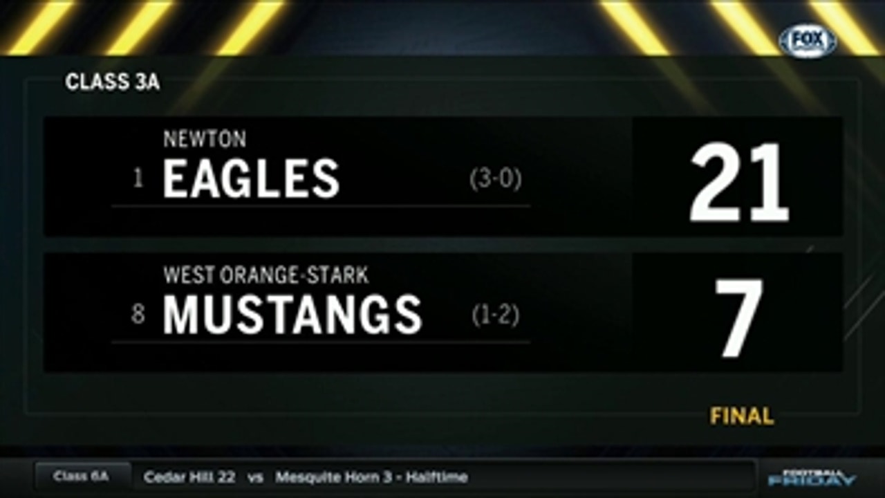 #1 Newton vs. #8 West Orange-Stark ' Football Friday