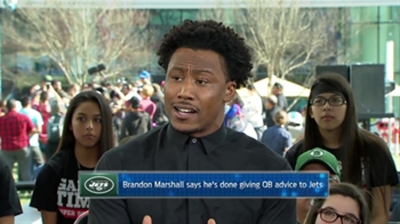 Brandon Marshall on the Jets and Quarterbacks