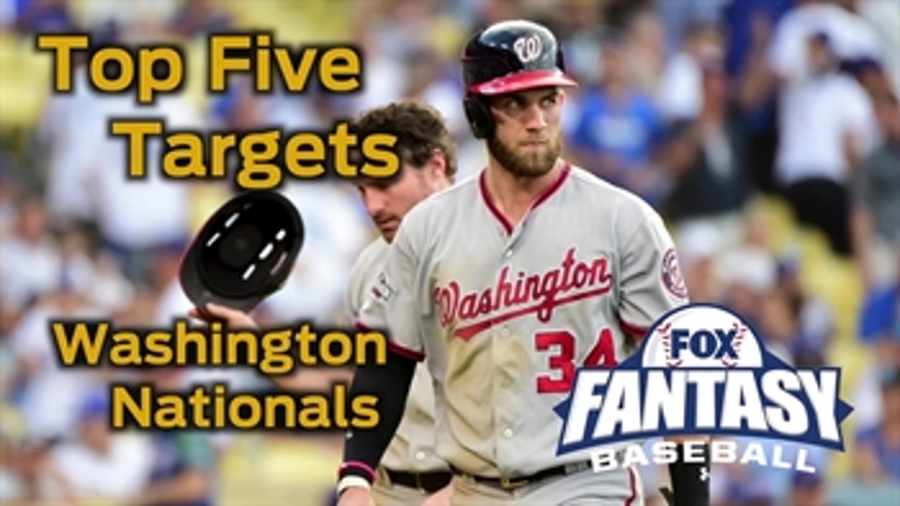 Fantasy Baseball Draft Advice: top five Washington Nationals