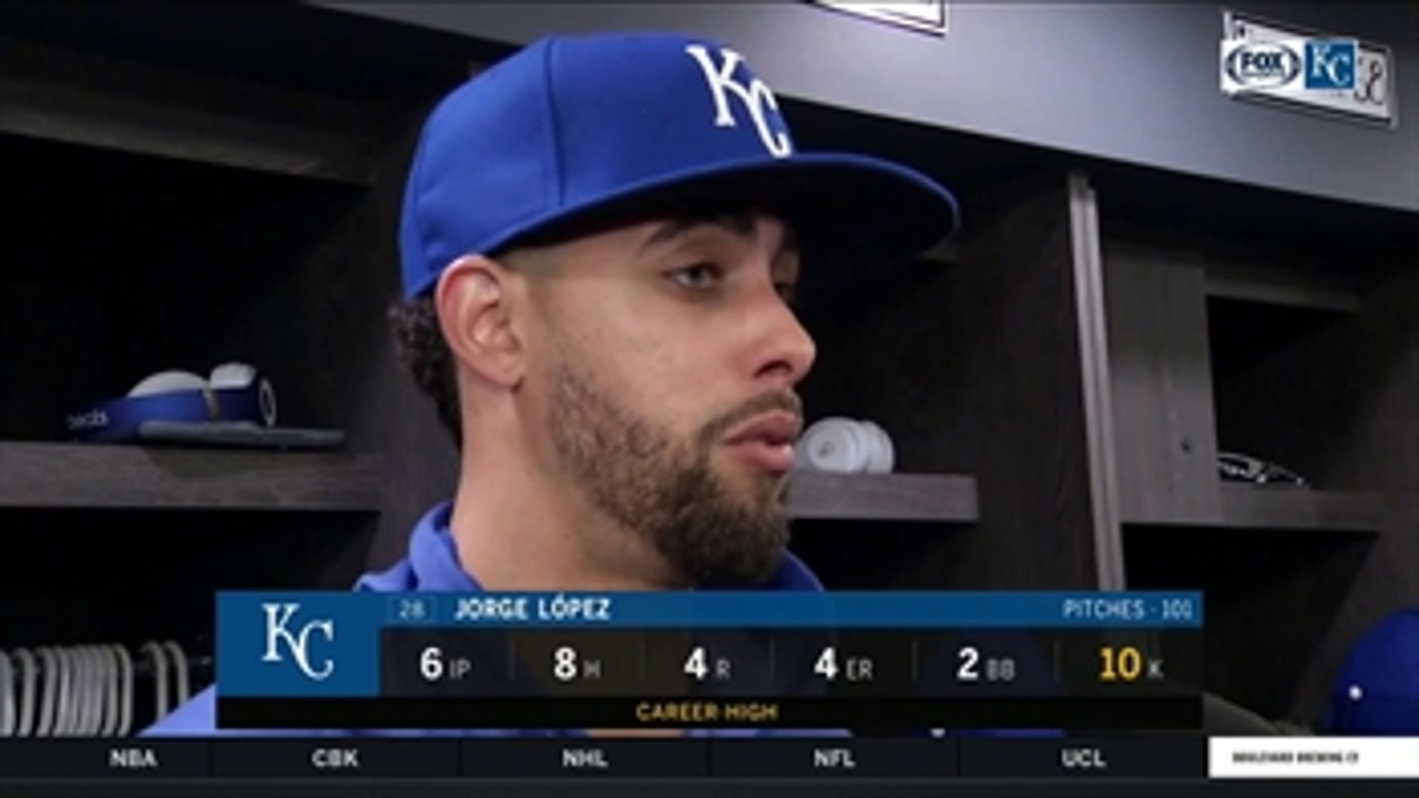 Jorge López says leaving pitches up led to White Sox home runs