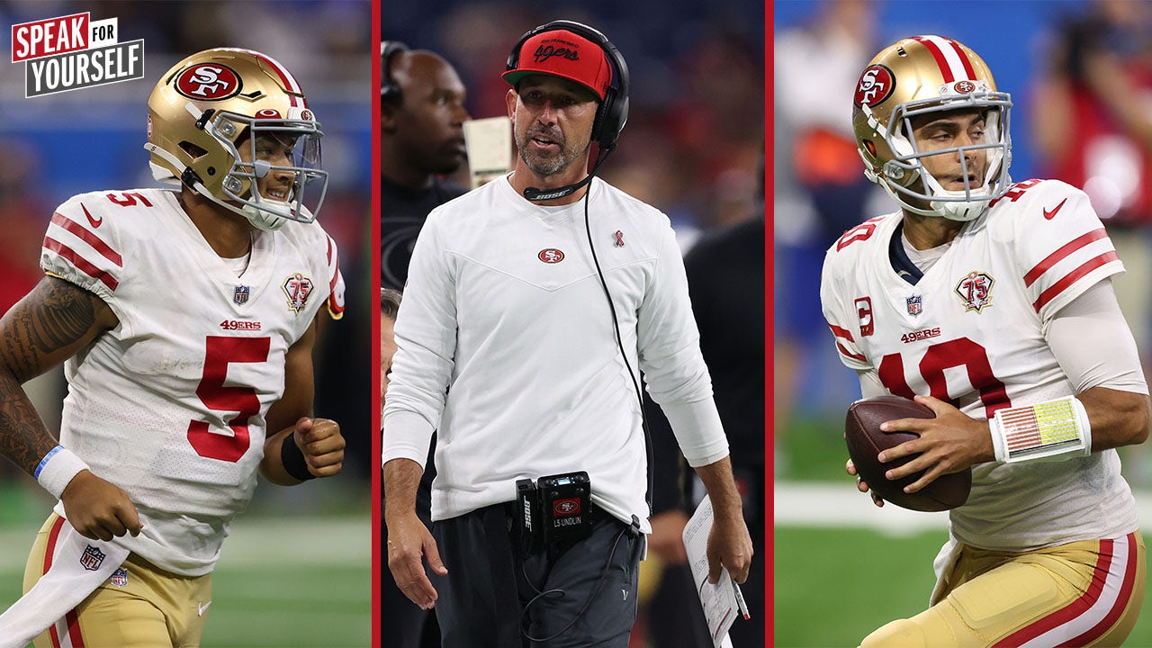 Marcellus Wiley on Kyle Shanahan's 2-QB system: It was a glorified Gatorade break for Jimmy G at times I SPEAK FOR YOURSELF