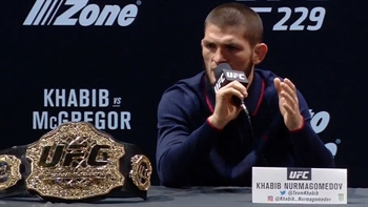 Khabib Nurmagomedov is still mad about the bus incident from Brooklyn, NY