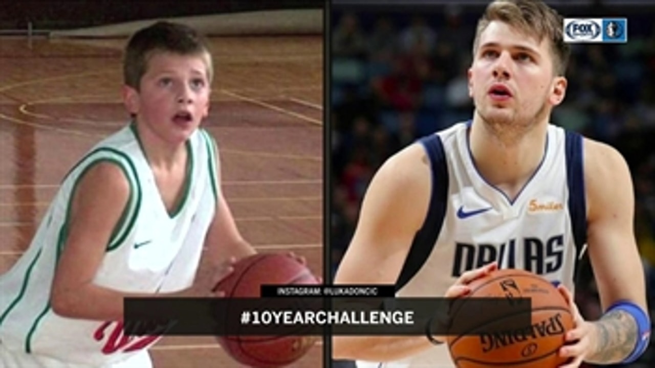 Luka Doncic Gets in on the #TenYearChallenge