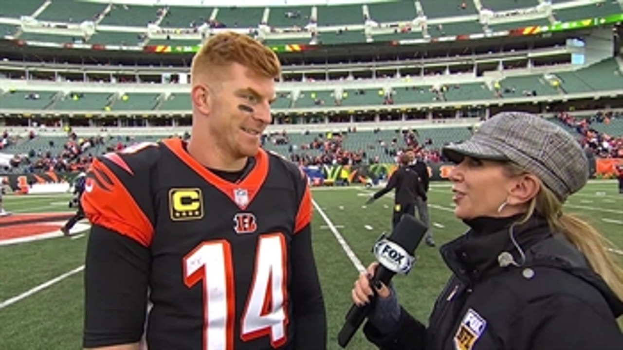 Andy Dalton reflects on the Bengals' wild win over the Buccaneers