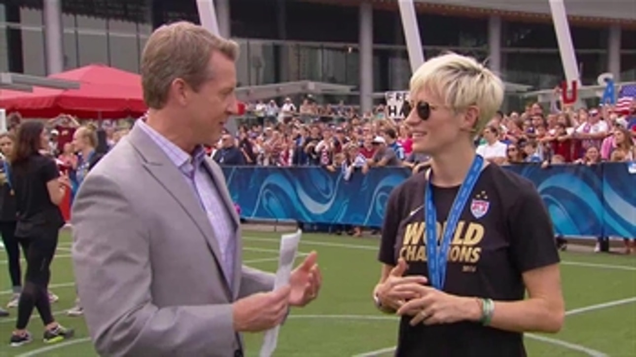 Megan Rapinoe: Happy to keep the tradition going