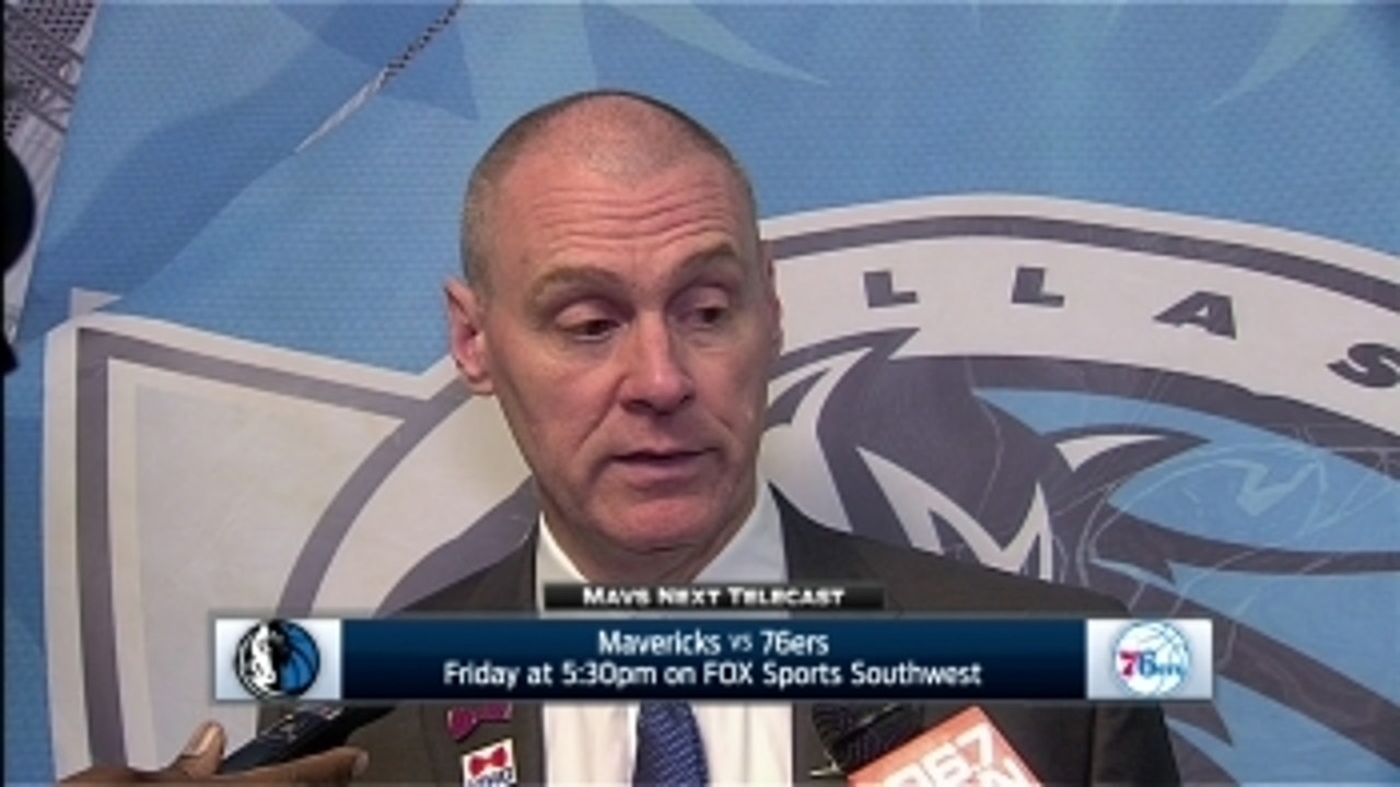 Rick Carlisle on Brussino's effort in win over Wizards