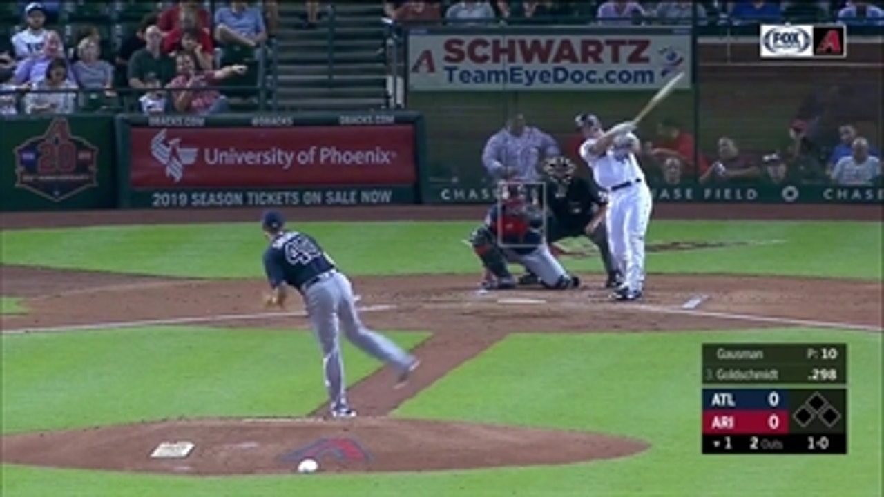 WATCH: Goldy cranks home run No. 33