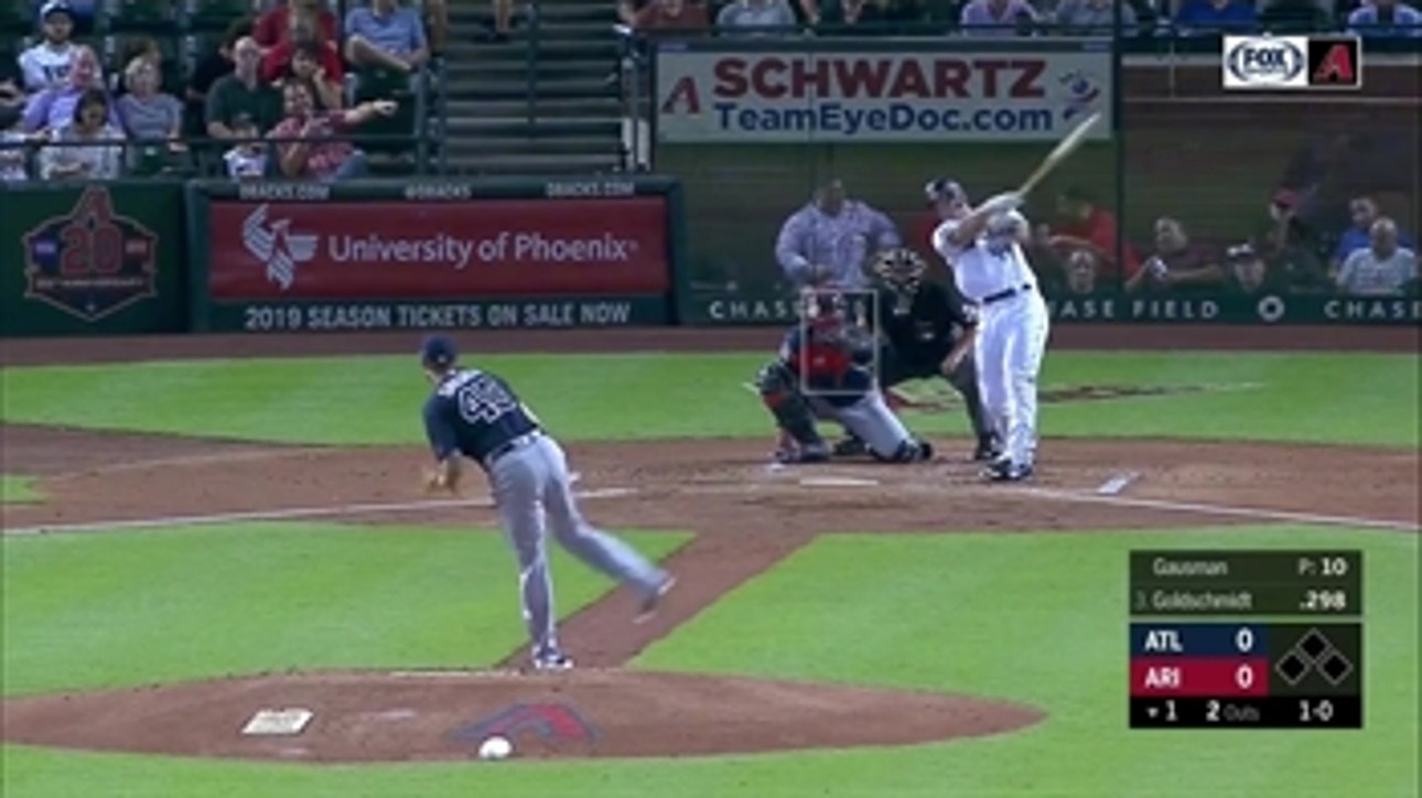 WATCH: Goldy cranks home run No. 33