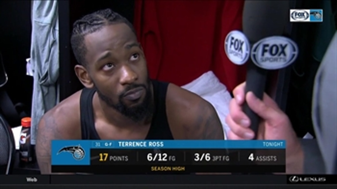 Terrence Ross details his performance after scoring season high 17 points