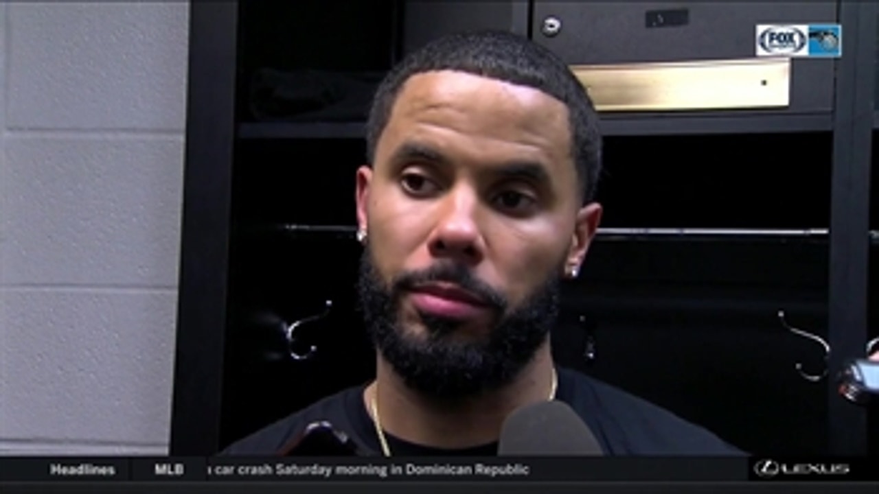 D.J. Augustin credits tonight's victory to a team effort on both ends of the court