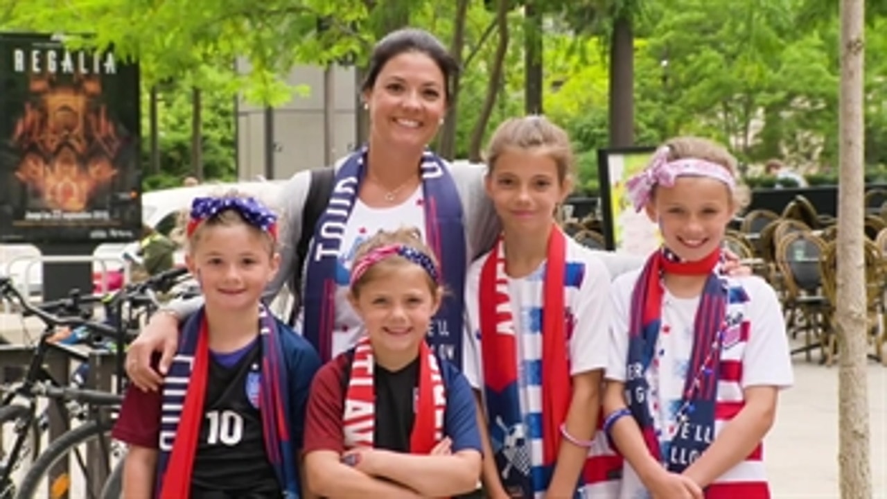 Mothers and daughters support the United States women's national team