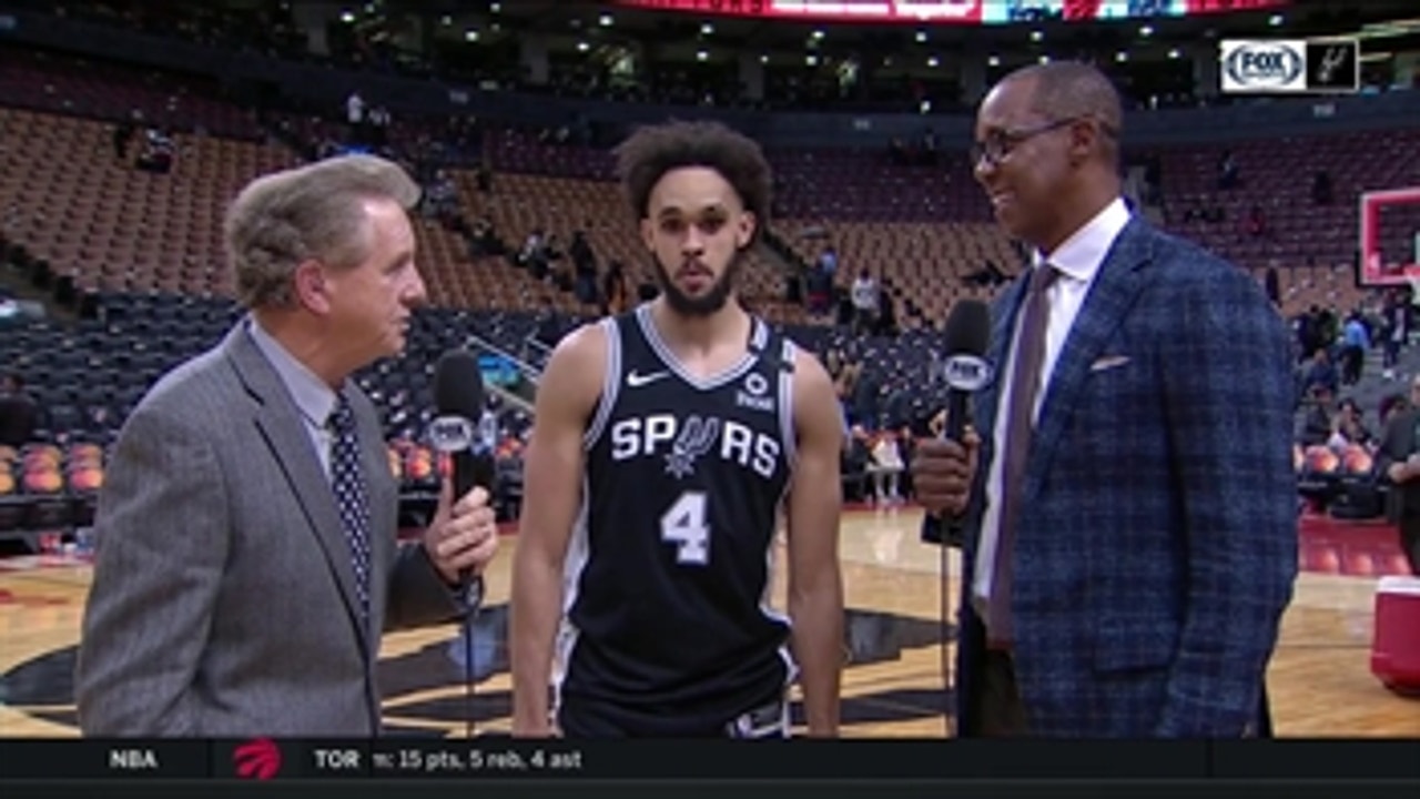 "We got stops found a way to get a win" -  Derrick White | Spurs Live