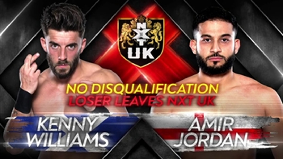 Amir Jordan and Kenny Williams clash in Loser Leaves NXT UK Match this Thursday