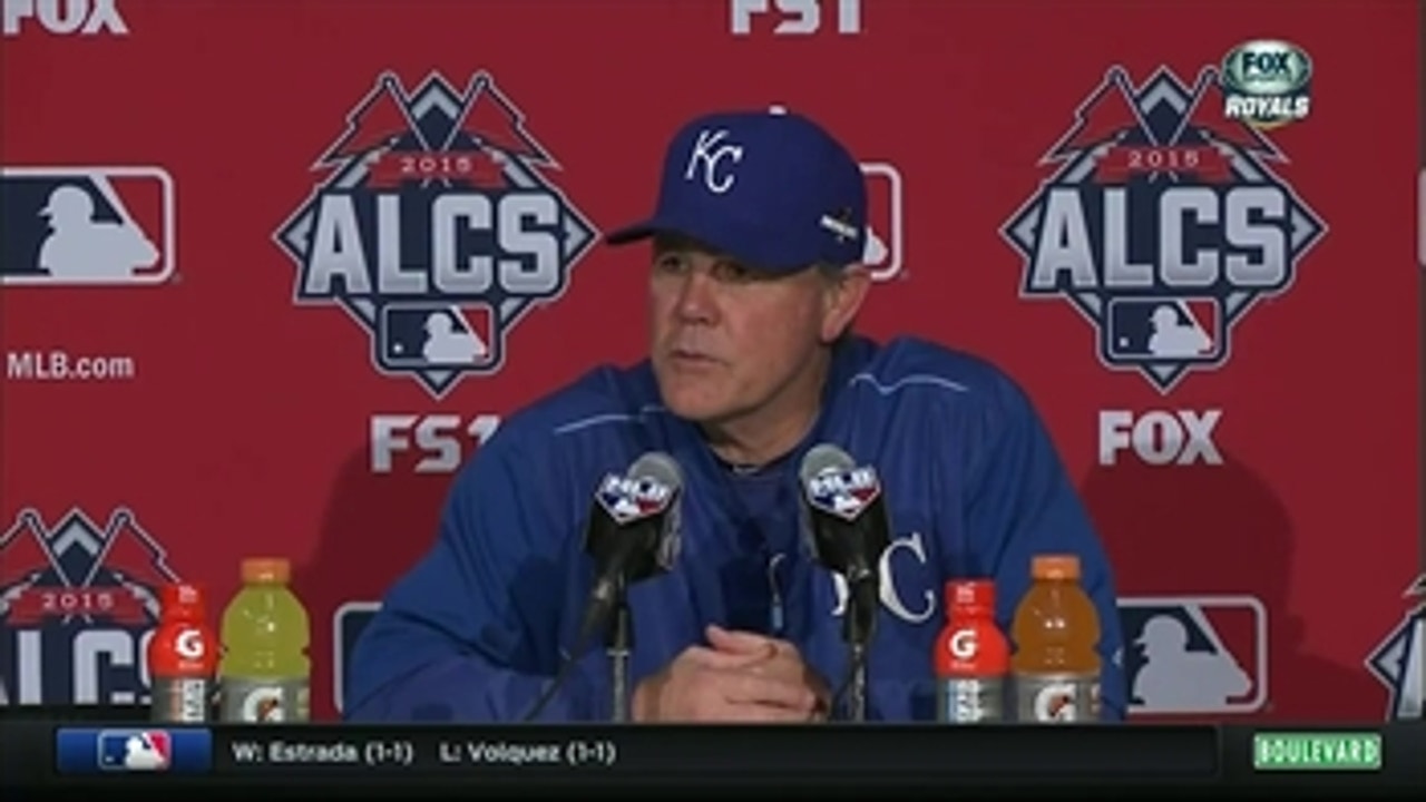 Ned Yost says pitch to Bautista was a strike