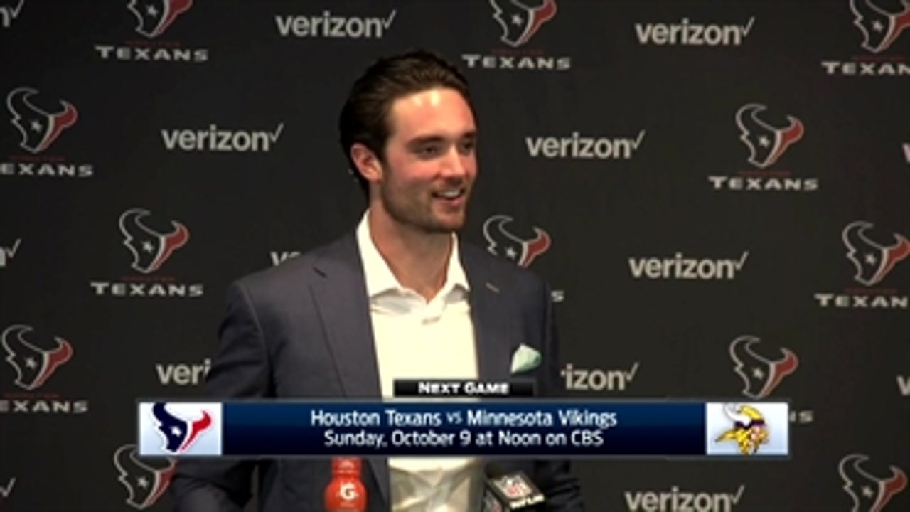 Brock Osweiler: 'I had a phenomenal view'