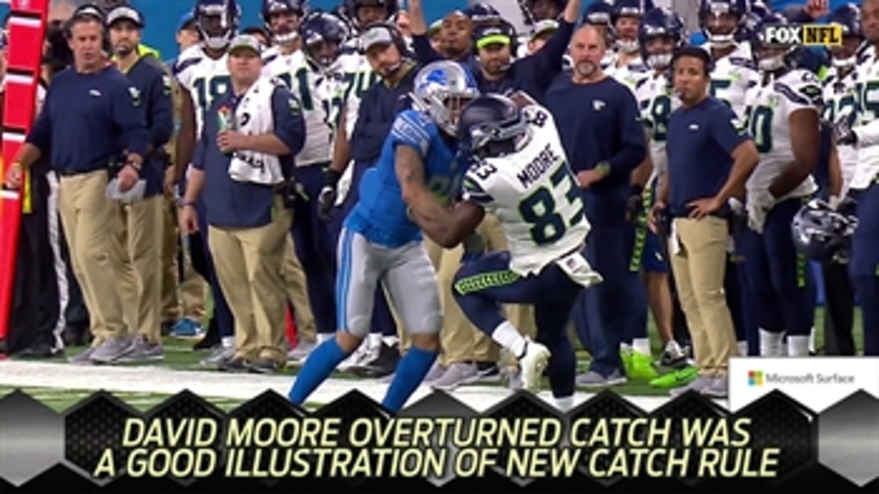 David Moore's overturned catch was a great illustration of the NFL's new catch rule: Dean Blandino explains