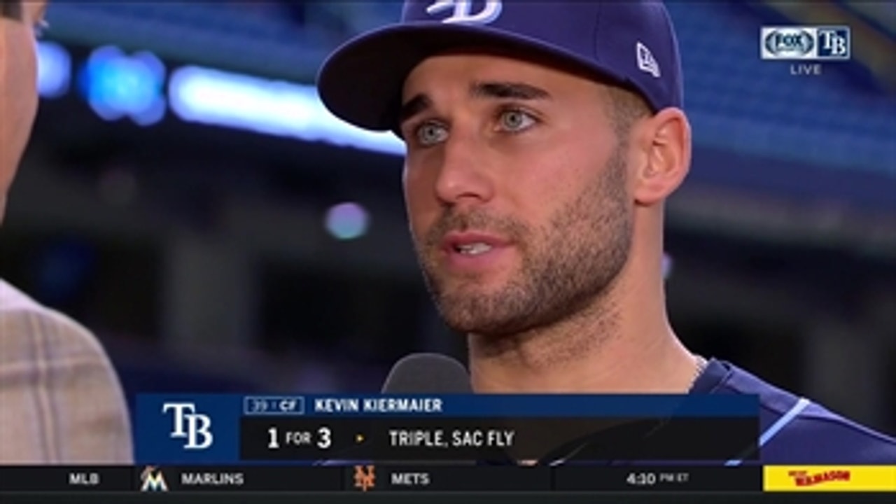 Kevin Kiermaier hits the campaign trail for Blake Snell