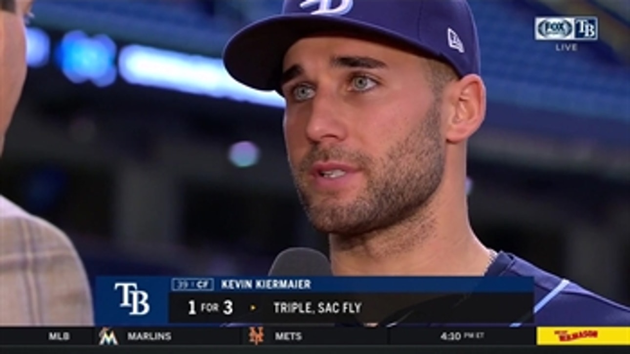 Kevin Kiermaier hits the campaign trail for Blake Snell