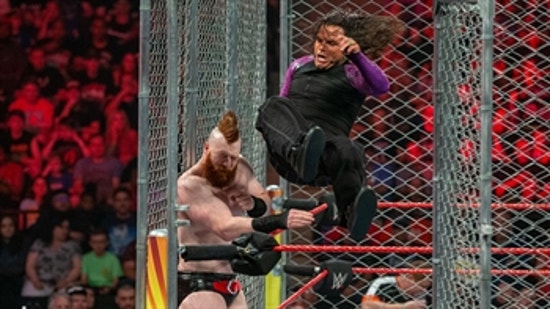 The Hardy Boyz vs. Cesaro & Sheamus - Raw Tag Team Title Steel Cage Match: WWE Extreme Rules 2017 (Full Match)