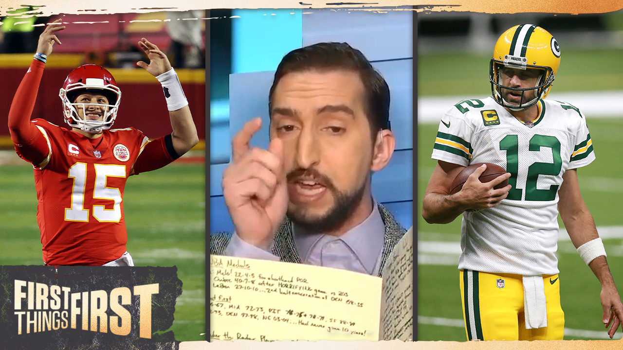 Nick Wright: Aaron Rodgers winning NFL MVP will fuel Patrick Mahomes' fire to win Super Bowl ' FIRST THINGS FIRST