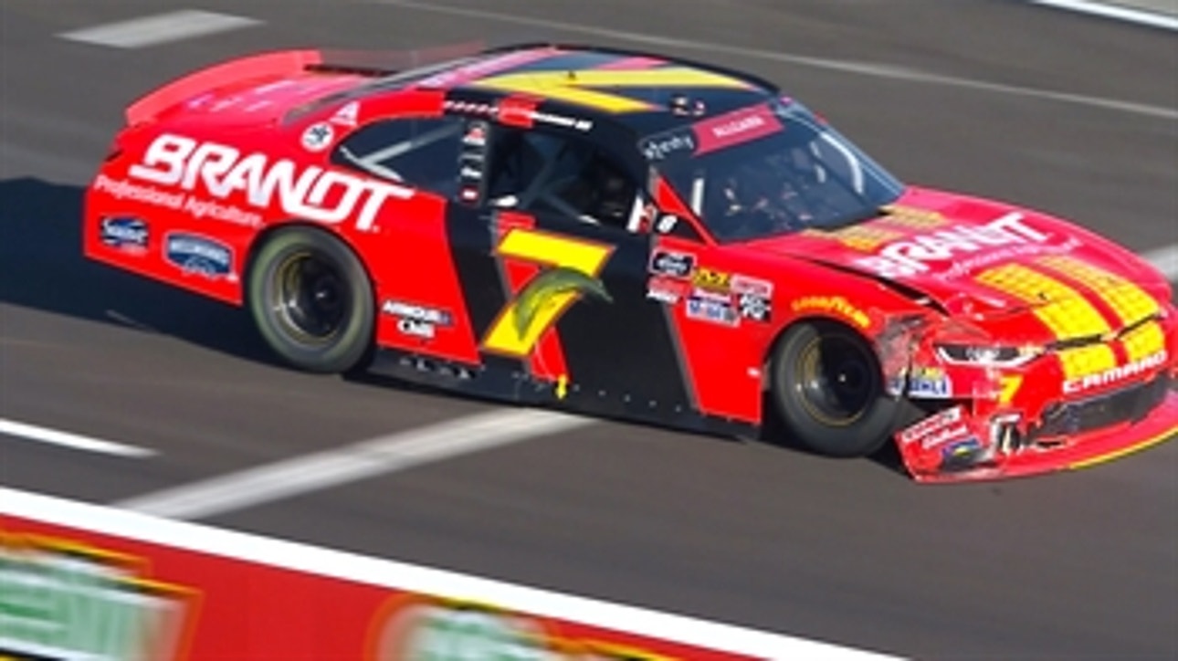 John Hunter Nemechek spins into Justin Allgaier at ISM Raceway | 2018 NASCAR XFINITY SERIES