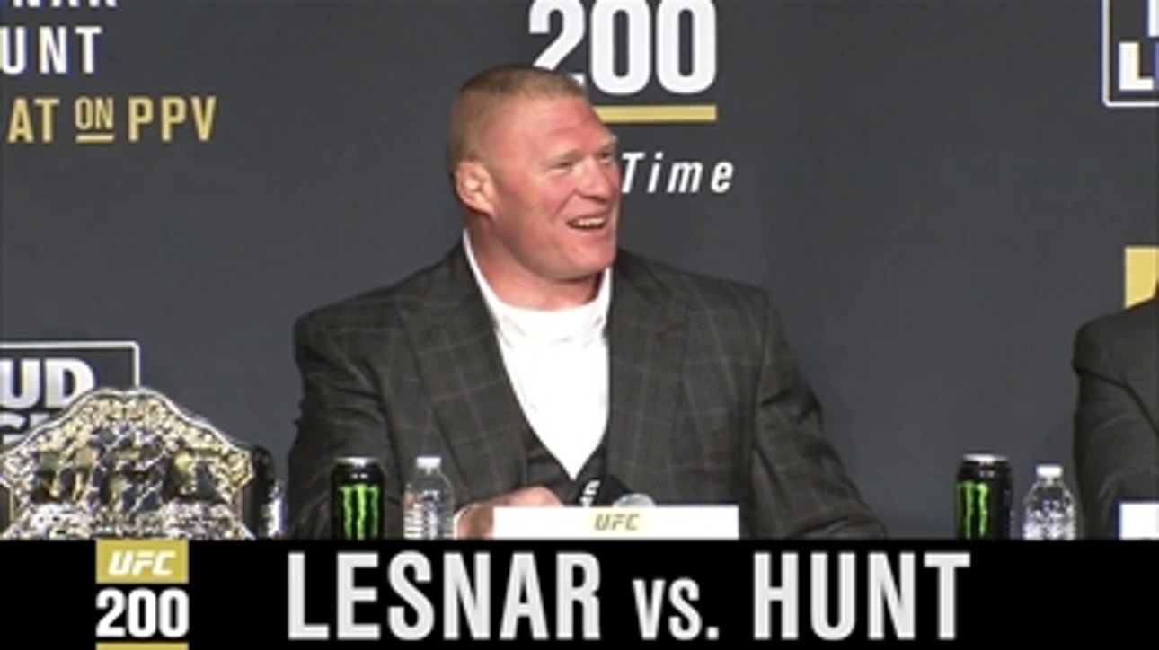 Brock Lesnar's best from the UFC 200 press conference