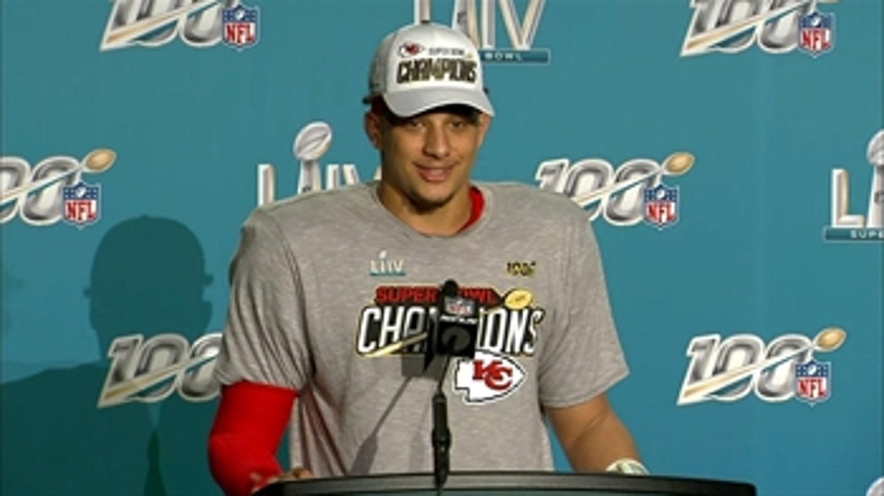 Patrick Mahomes: 'The guys believed in me' | FULL PRESS CONFERENCE