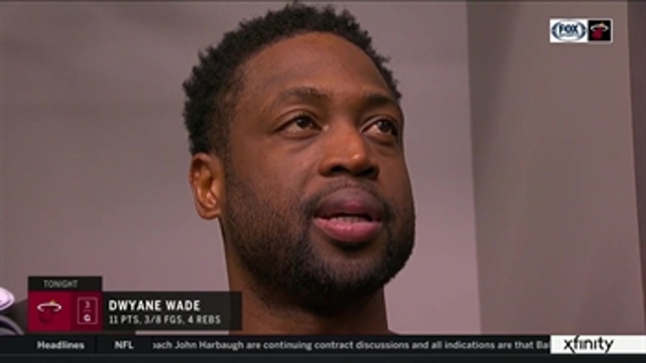 Dwyane Wade on his 500th career 3-pointer, Hawks tribute video after loss to Atlanta
