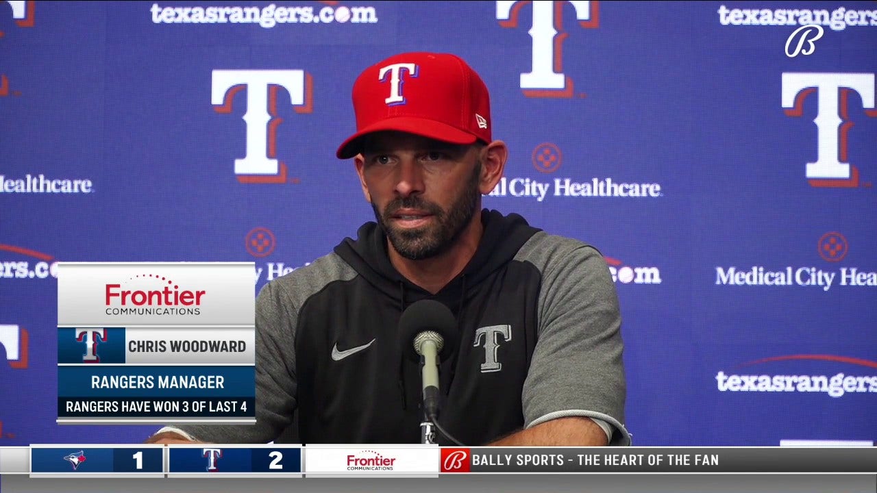 Chris Woodward on Kyle Gibson: "He looked like the #1 today" ' Rangers Live