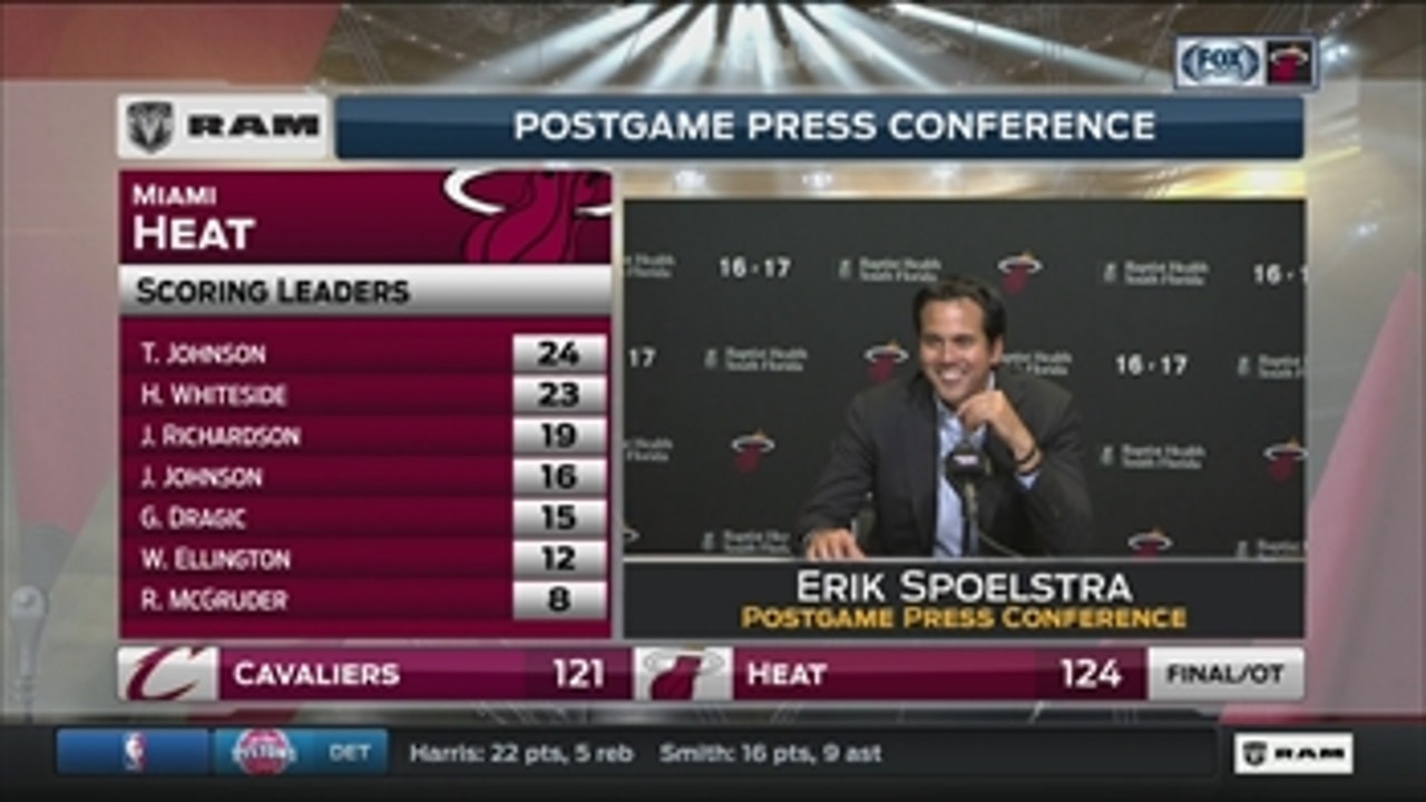 Heat's Erik Spoelstra: 'These games have all felt like playoff games'