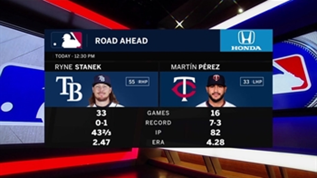 Ryne Stanek takes the mound vs. Twins as Rays try to avoid being swept in Minnesota