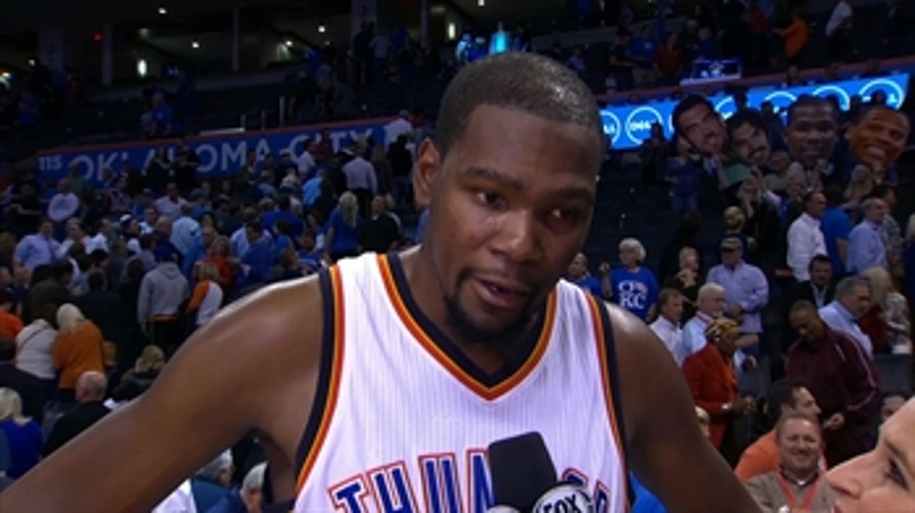 Kevin Durant Happy To Return To The Court In Win Over Spurs