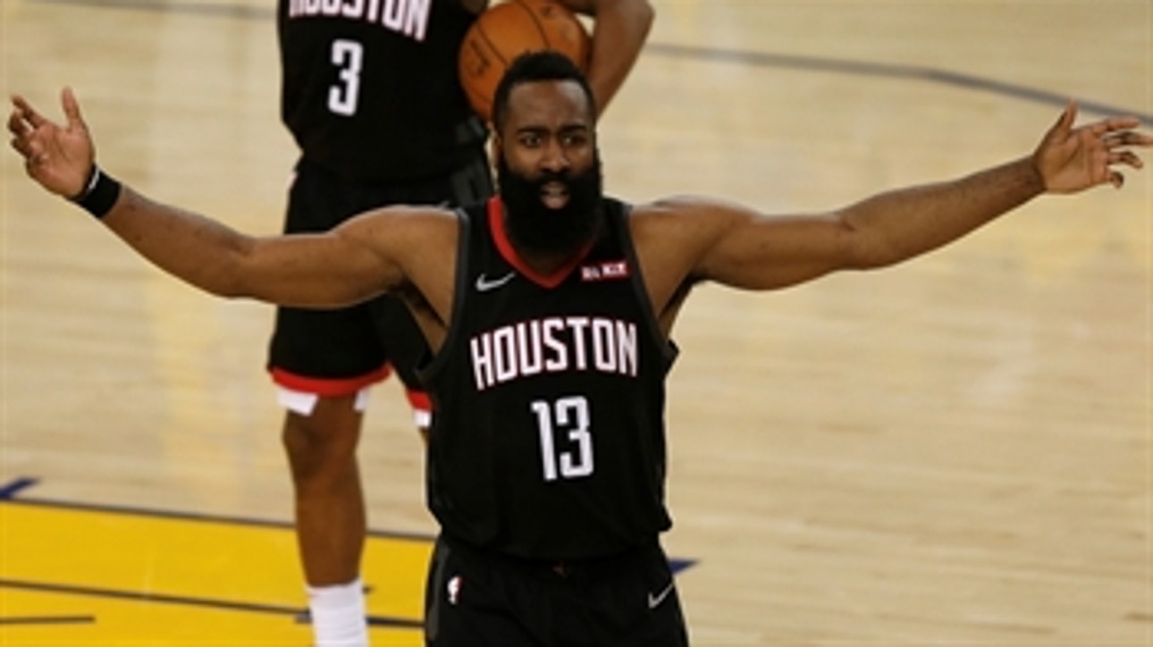 Shannon Sharpe says it’s ‘unacceptable’ that James Harden disappears in meaningful games