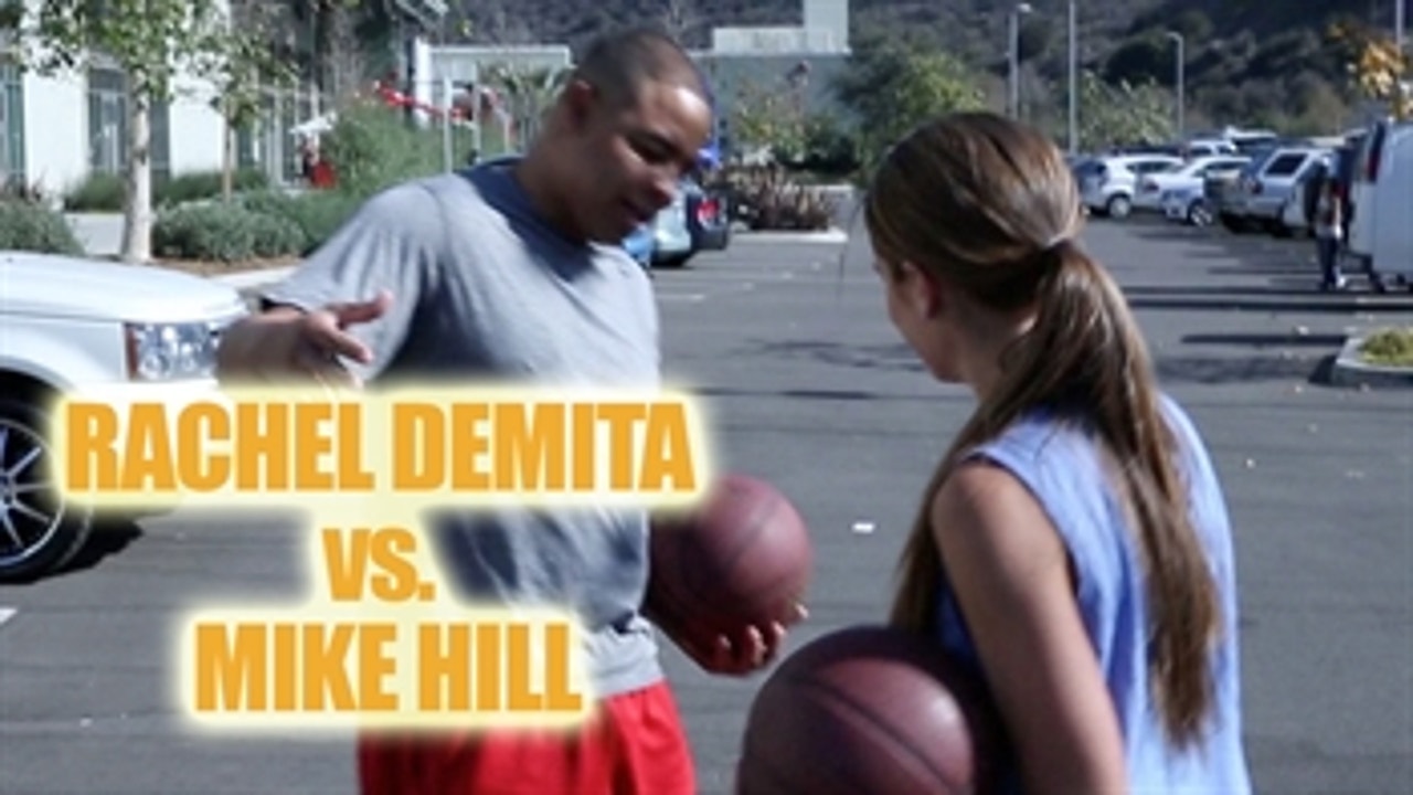 FOX Sports 1's Mike Hill Talks Trash In Game Of HORSE Against Rachel DeMita