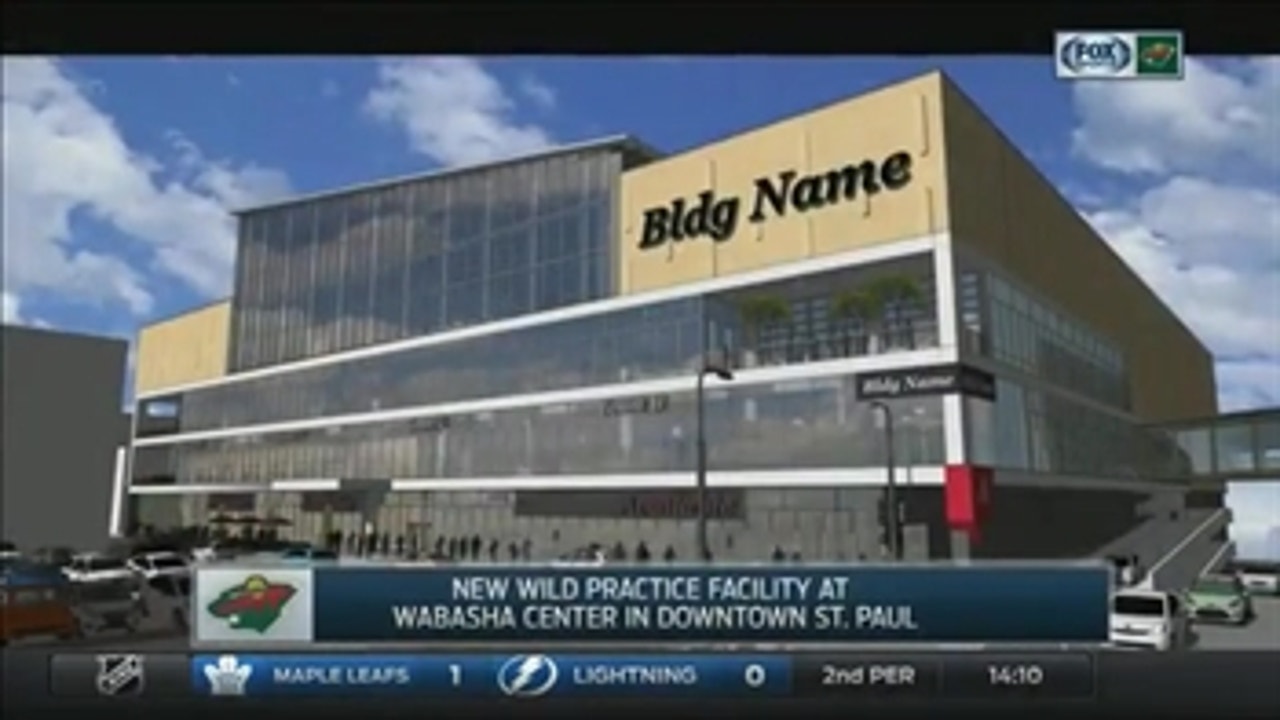 Wild announce agreement on new practice facility in downtown St. Paul