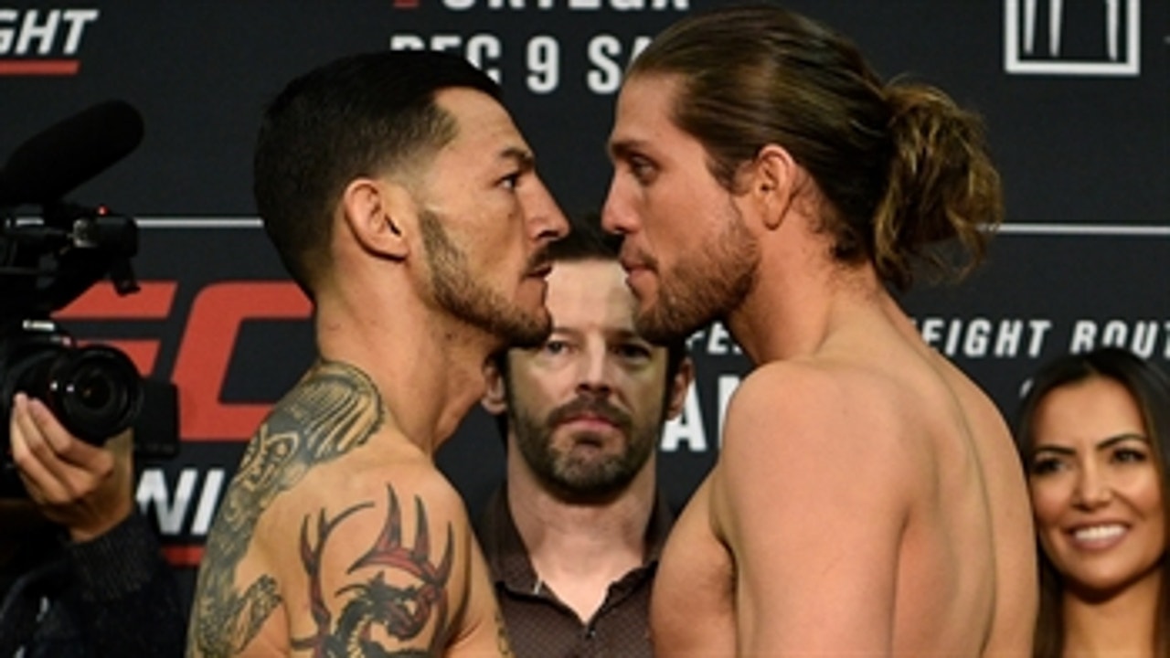 Brian Ortega vs Cub Swanson ' Weigh in ' UFC FIGHT NIGHT