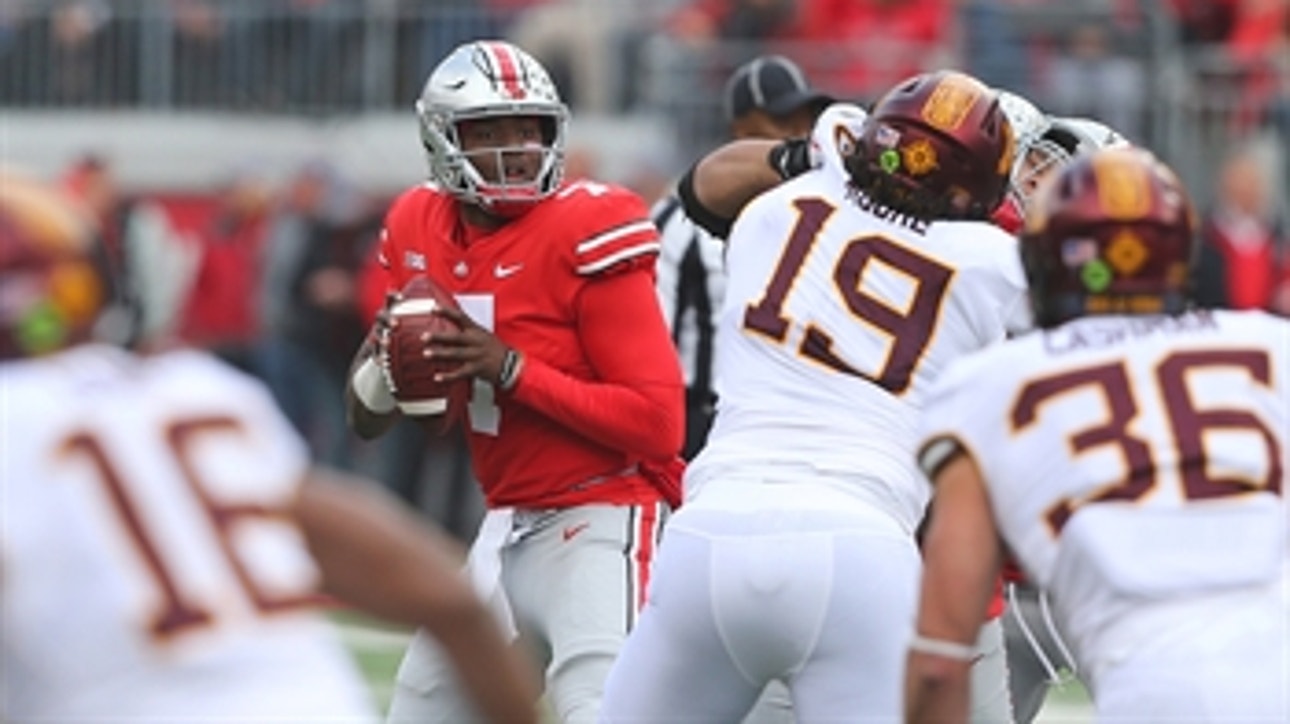 Dwayne Haskins uncorks a beautiful 41-yard TD pass in Ohio State's back-and-forth tilt with Minnesota