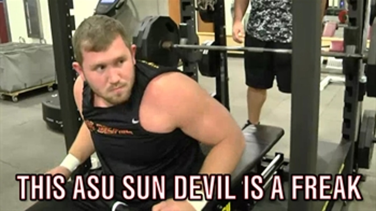 This ASU Sun Devil is a freak
