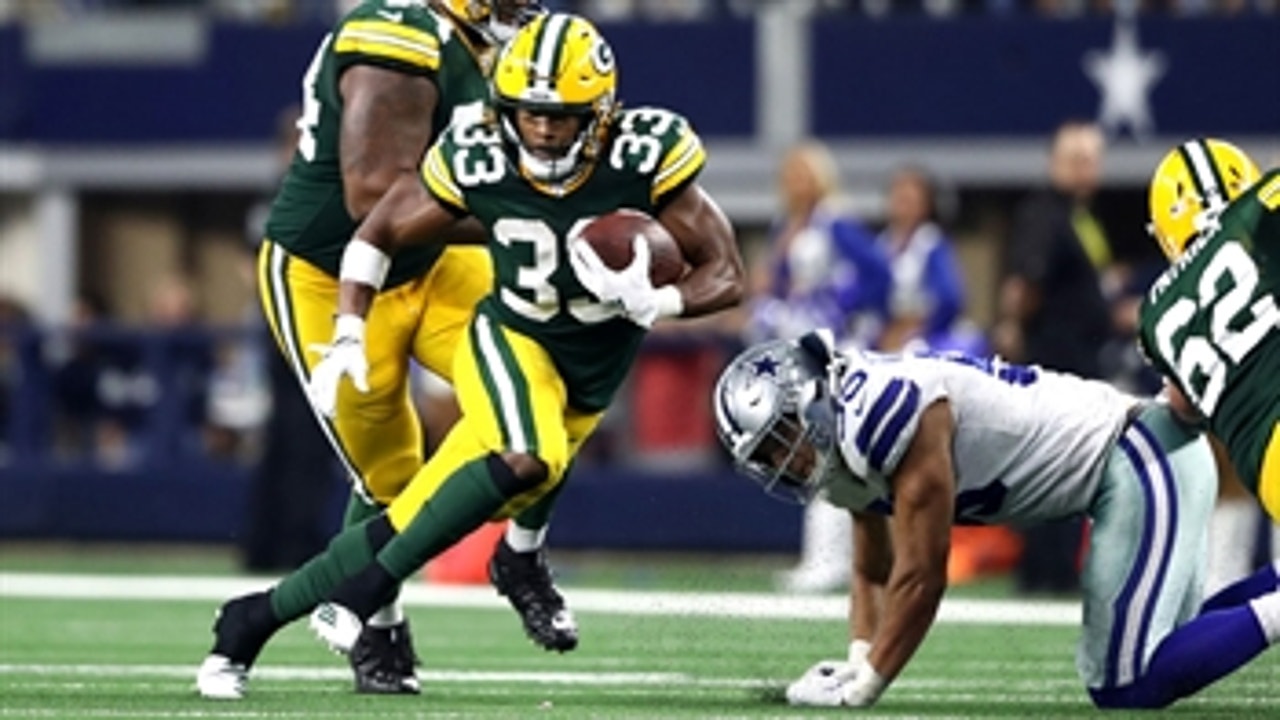 RB Aaron Jones cuts through Cowboys' defense to give Green Bay 34-24 win over the Cowboys