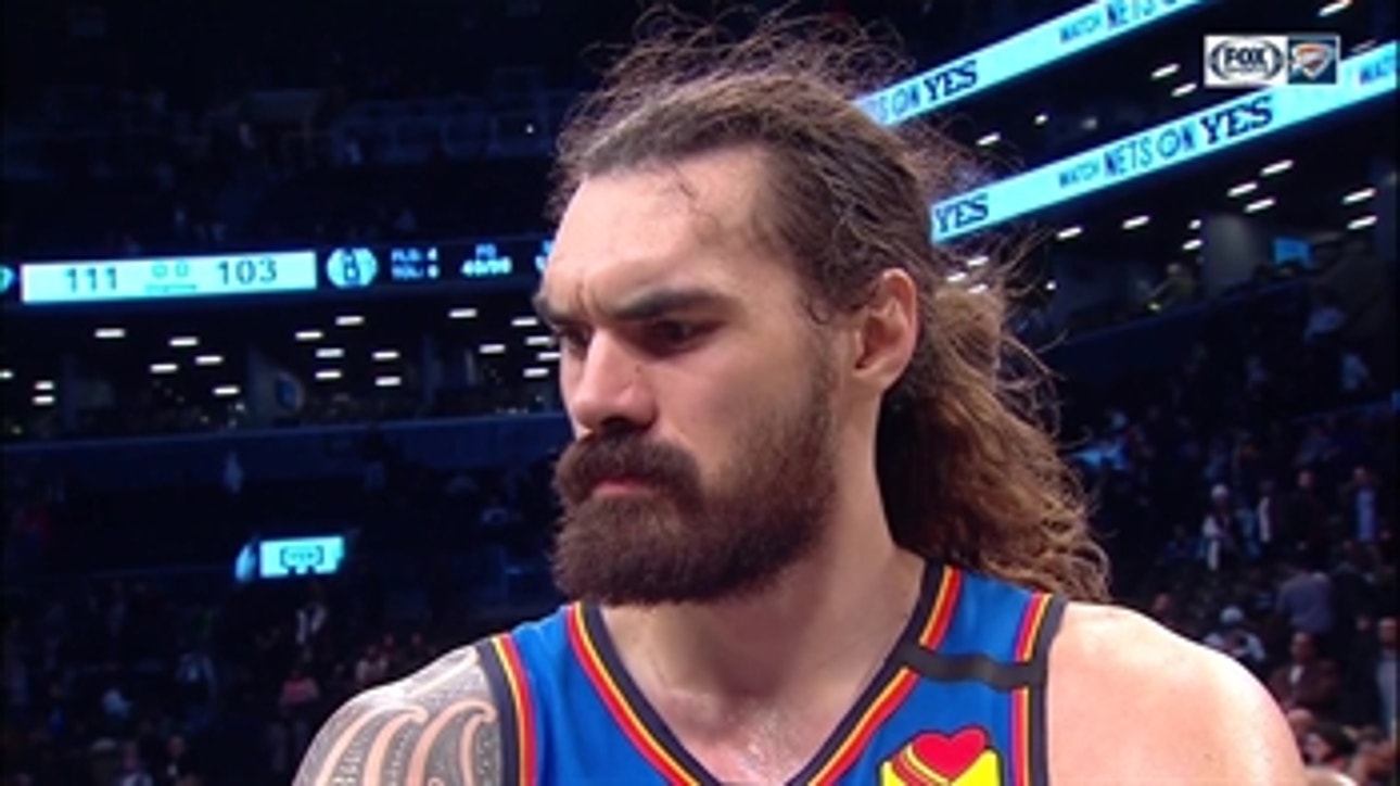 Steven Adams on Thunder's overtime win over Nets
