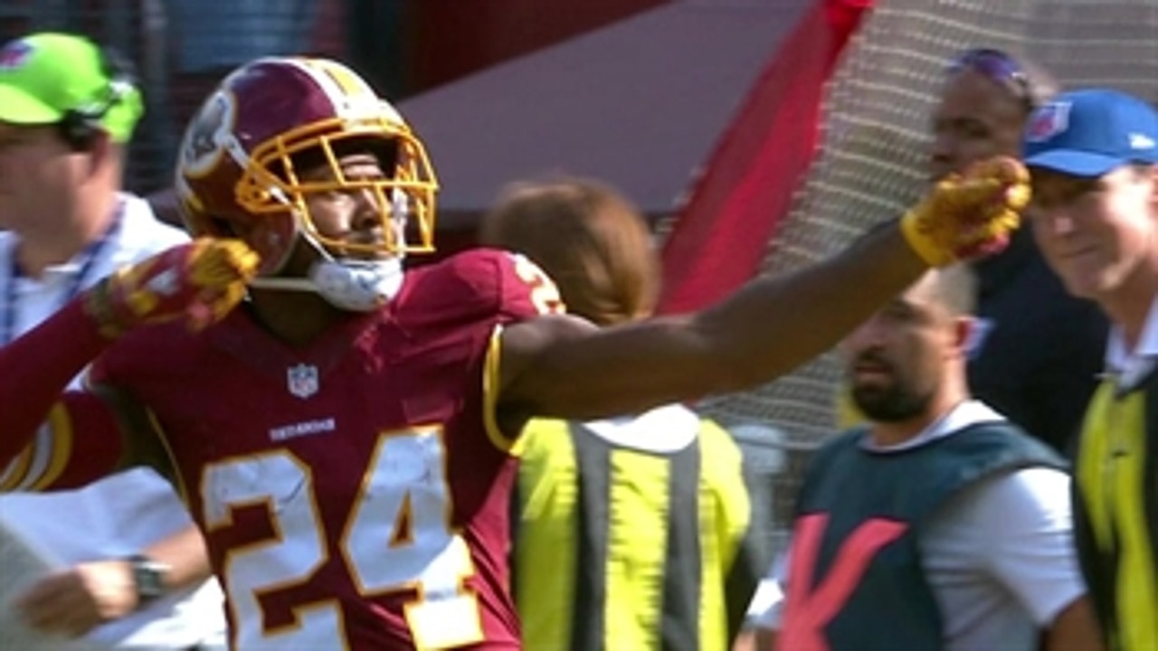 Josh Norman penalized for shooting a bow and arrow