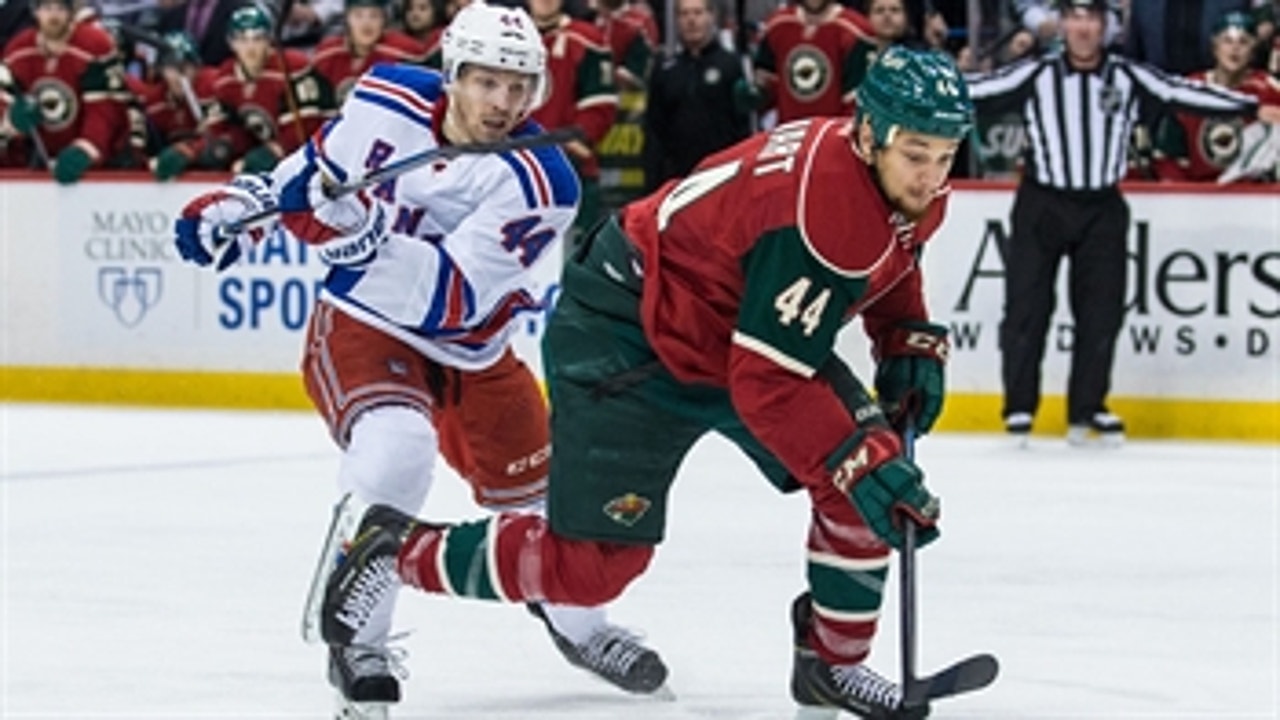 Wild outdone by the Rangers, 3-2