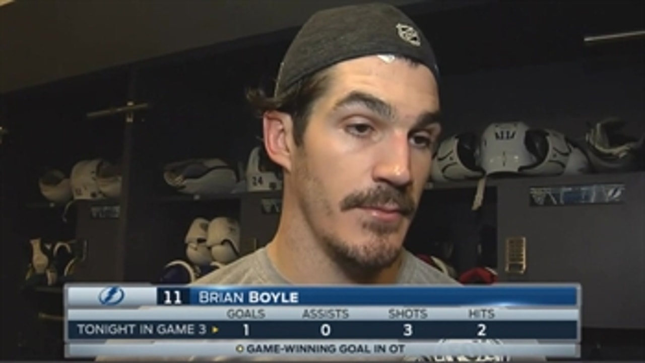 Brian Boyle: We took some lumps today, but we kept coming