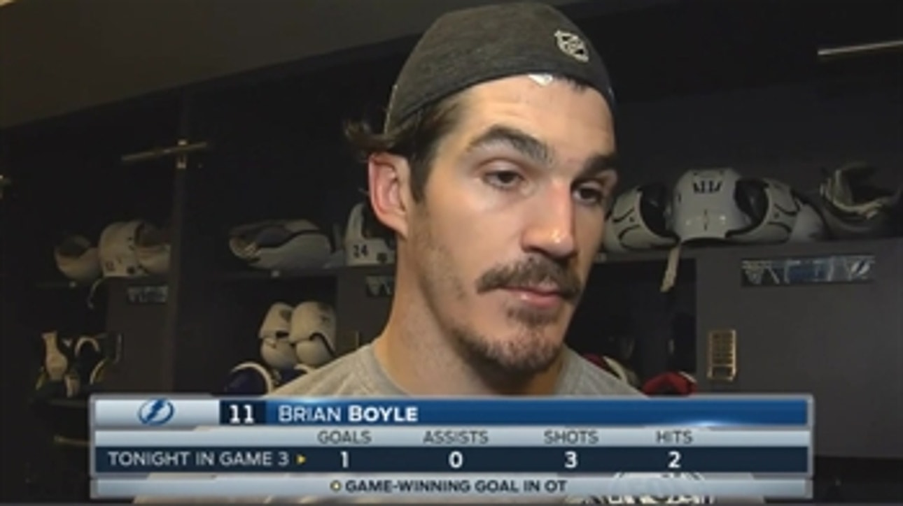 Brian Boyle: We took some lumps today, but we kept coming