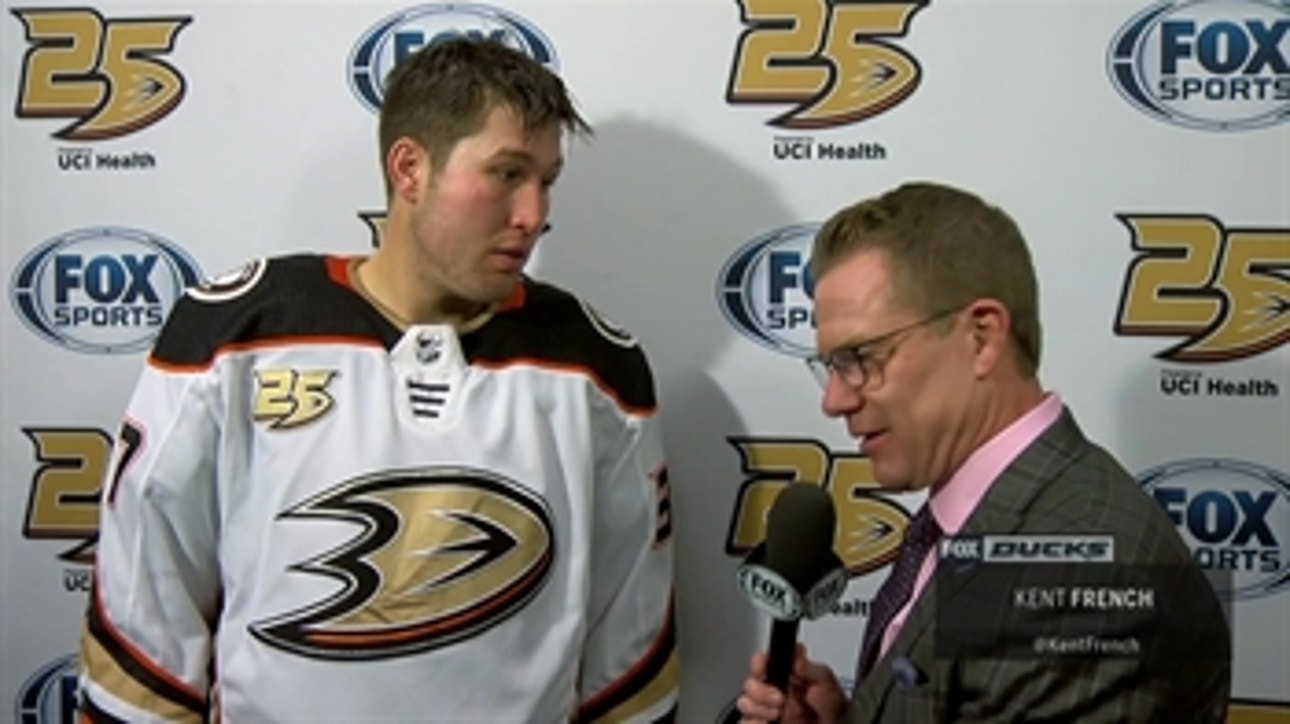 Nick Ritchie talks about his two goals, capping off the Moms trip with back-to-back wins