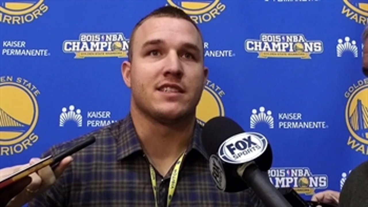 Even Mike Trout is amazed by what Steph Curry does on a basketball court