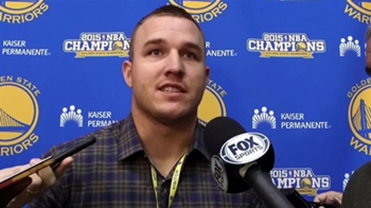 Even Mike Trout is amazed by what Steph Curry does on a basketball court