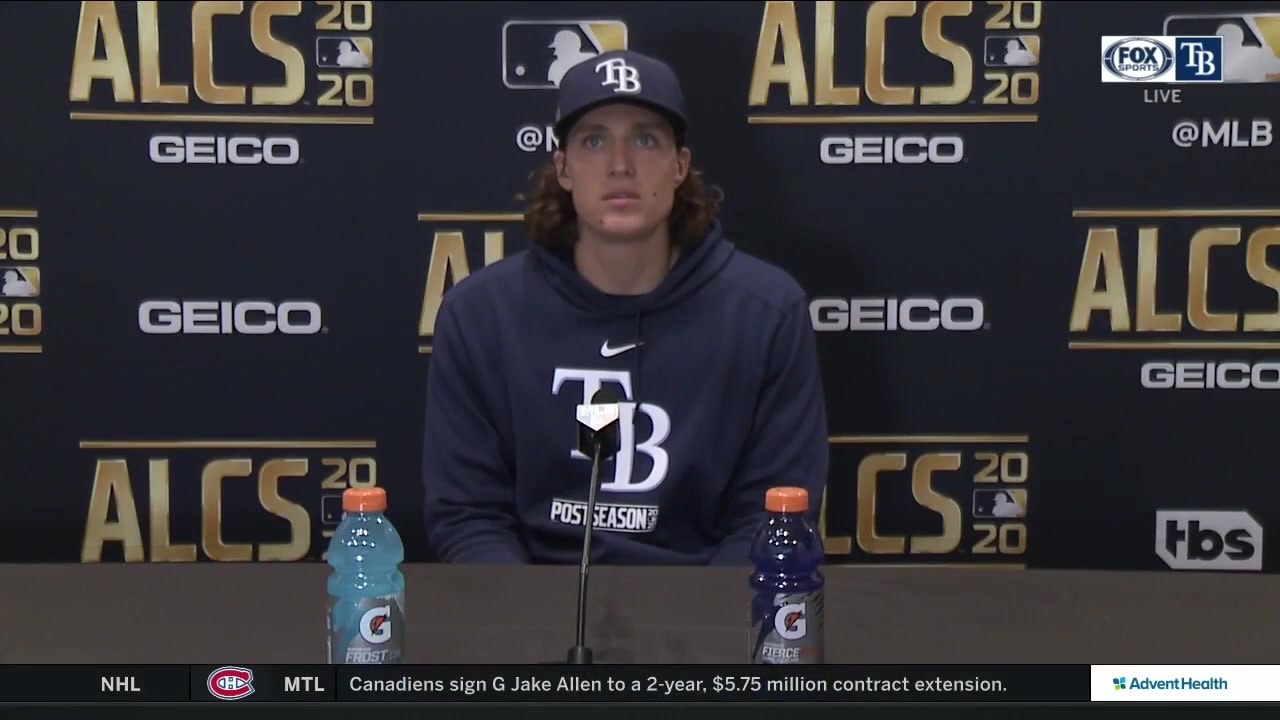 Tyler Glasnow recaps his performance after Rays' 4-3 loss to Astros in Game 4 of the ALCS