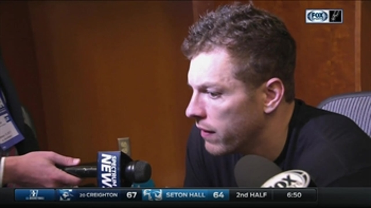 David Lee on reaching assists goal in win over Magic