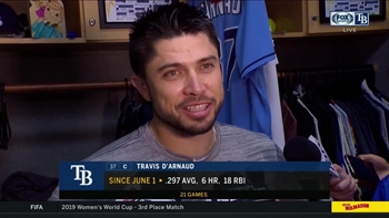 Travis d'Arnaud: 'I was just looking for a pitch to do damage on'